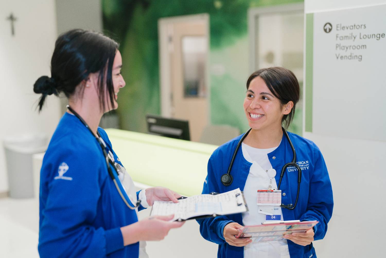 FranU nursing students