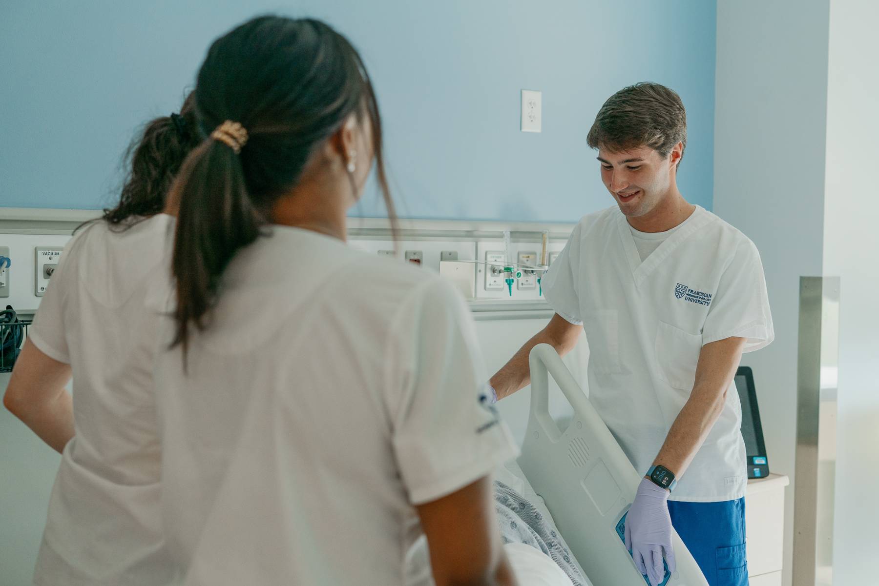 FranU BSN students in simulation lab