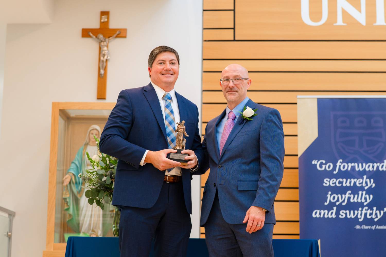 Ben Boudreaux recieving award
