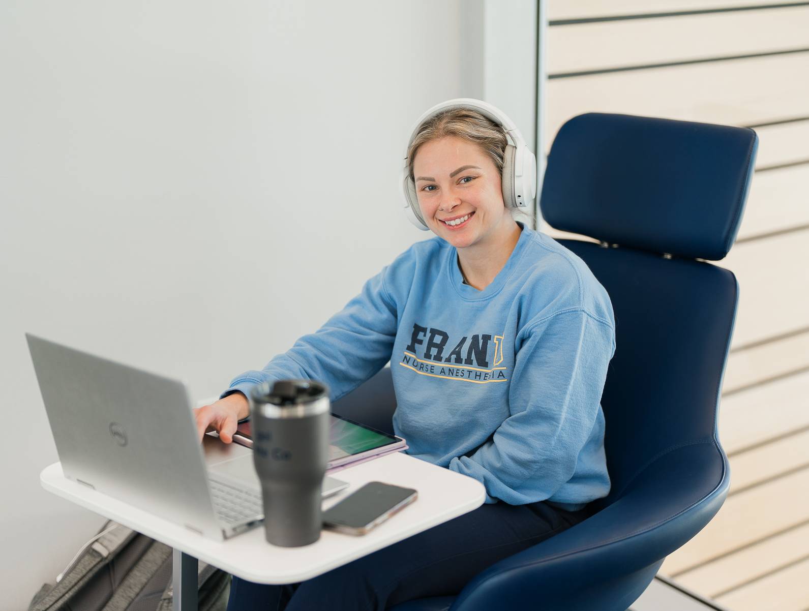 FranU CRNA student studying