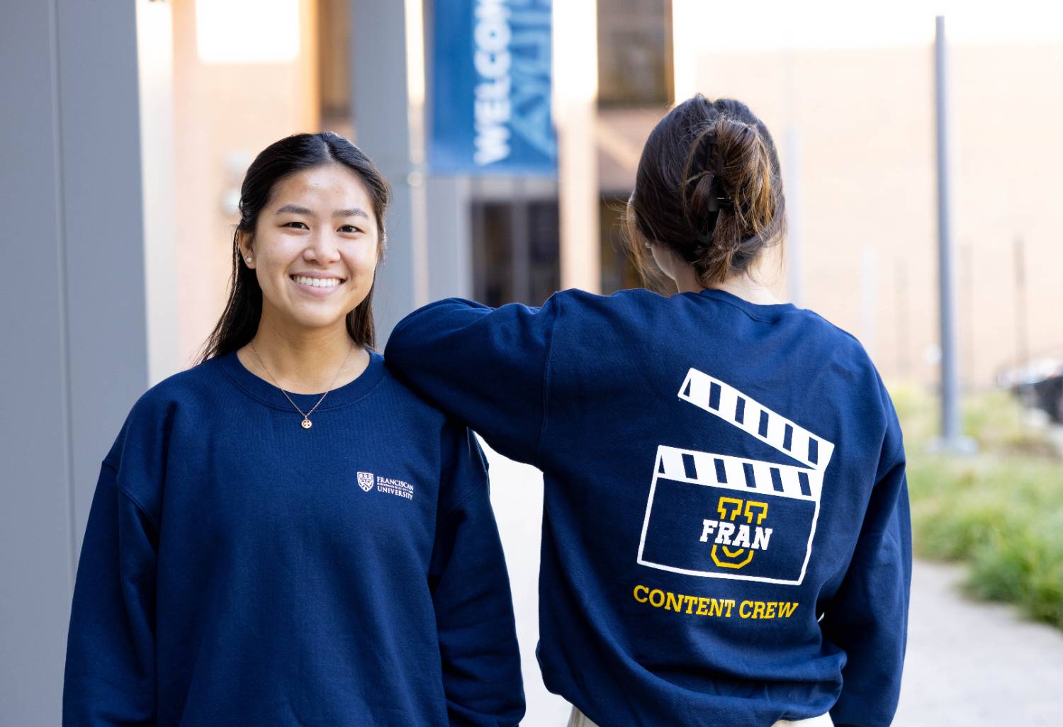 FranU Content Crew students